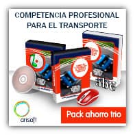 PACK AHORRO TRÍO: TRANSPORTE DE MERCANCÍAS