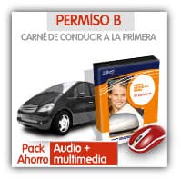 ¡Pack ahorro! Test del PERMISO B + Manual sonoro