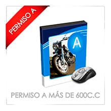 Material didáctico cursos permiso A para autoescuelas, centros de formación.