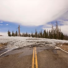 Previsión de nieve durante el jueves 30 de enero. ¡Precaución!