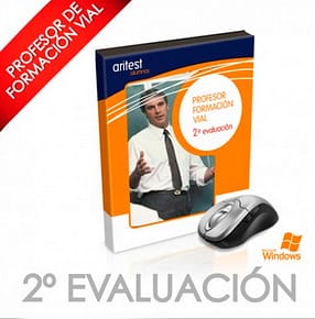 Actualización de programa de test de 2ª evaluación Curso XXVIII Profesor Formación Vial