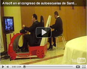 Arisoft, en el congreso nacional de autoescuelas de Santiago de Compostela 2010