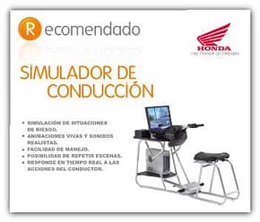 Nuevo examen de motocicleta y ciclomotor con simulador