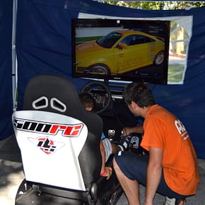 El simulador de conducción DRIVE SEAT 500RC en las Fiestas de San Pedro de Zamora