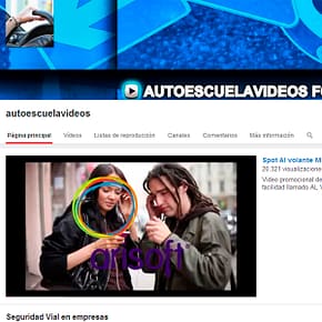¡3.000 suscriptores en el canal de Youtube Autoescuelavideos!
