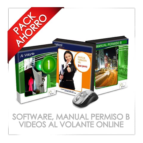 Pack ahorro Fase Previa Profesor de autoescuela
