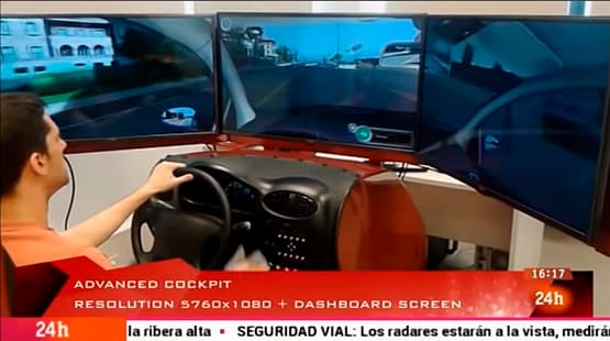Simulador de conducción DriveSim Simulador de conducción DriveSim