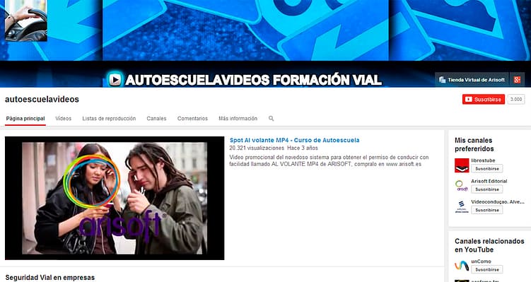 Ví­deos autoescuela